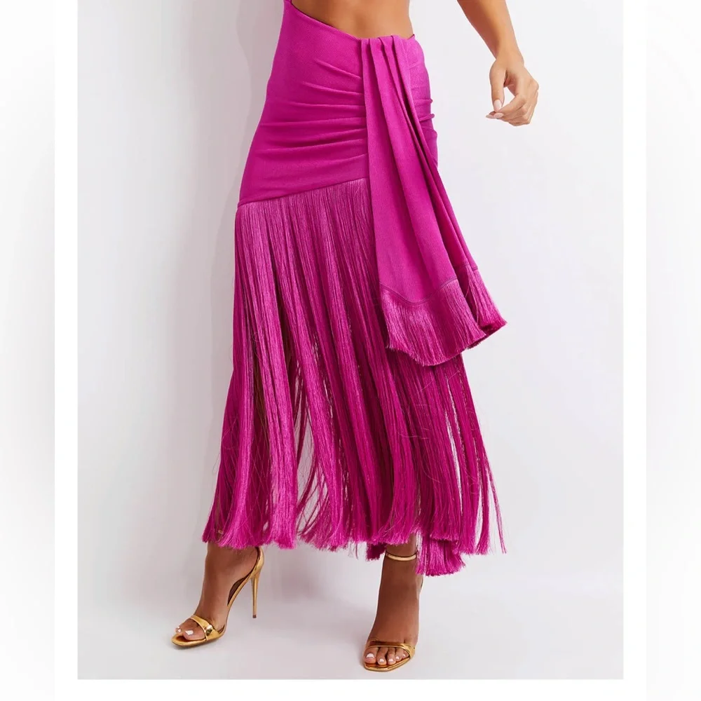 PatBo Fringe Dress - Picture 3 of 4